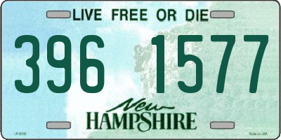 NH license plate 3961577