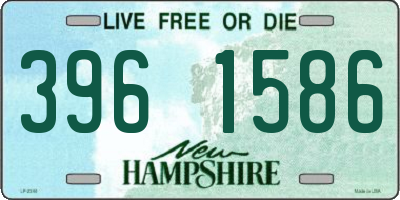 NH license plate 3961586