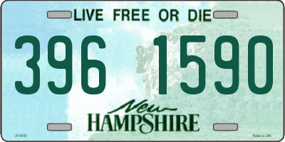 NH license plate 3961590