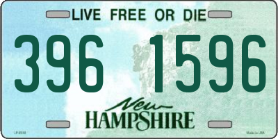 NH license plate 3961596
