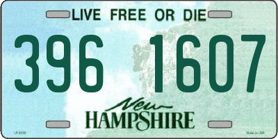 NH license plate 3961607