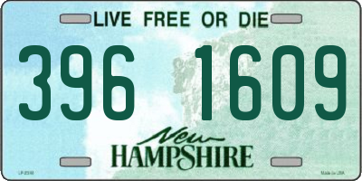 NH license plate 3961609