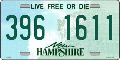 NH license plate 3961611
