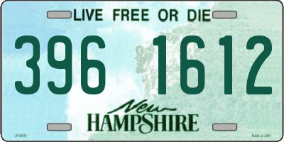 NH license plate 3961612
