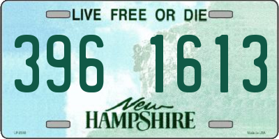 NH license plate 3961613