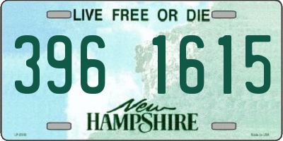 NH license plate 3961615