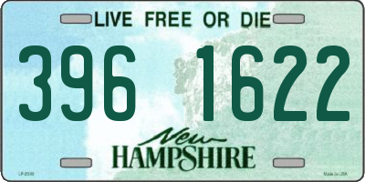 NH license plate 3961622