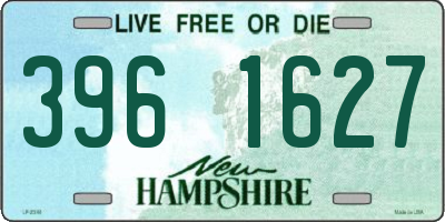 NH license plate 3961627
