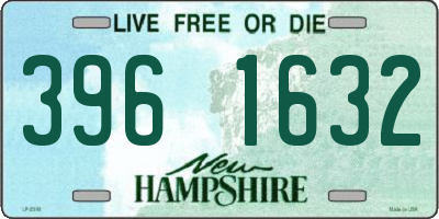 NH license plate 3961632