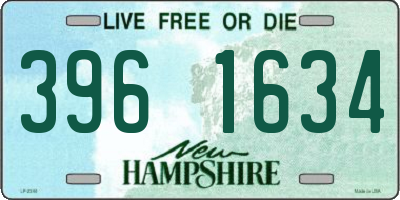 NH license plate 3961634
