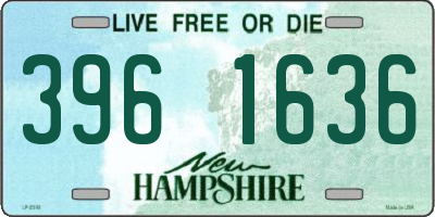 NH license plate 3961636