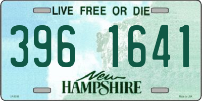 NH license plate 3961641
