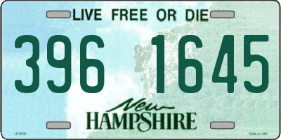 NH license plate 3961645