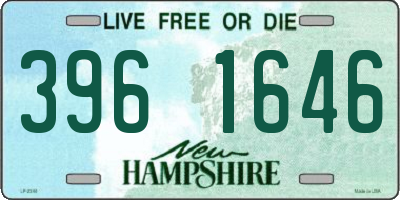 NH license plate 3961646