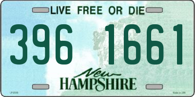NH license plate 3961661