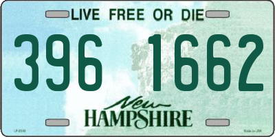 NH license plate 3961662