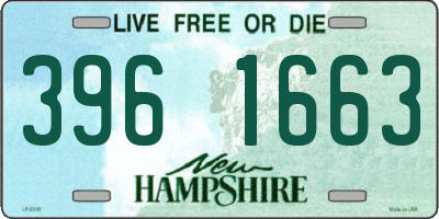 NH license plate 3961663