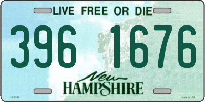 NH license plate 3961676