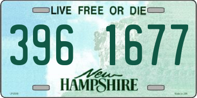 NH license plate 3961677