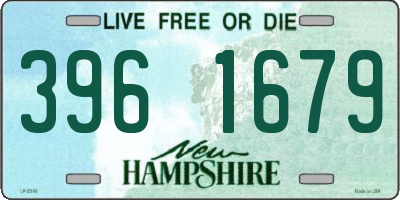 NH license plate 3961679