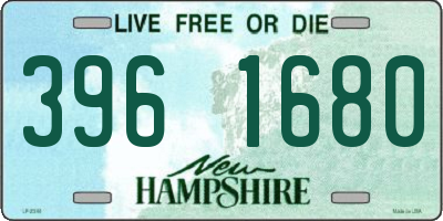 NH license plate 3961680