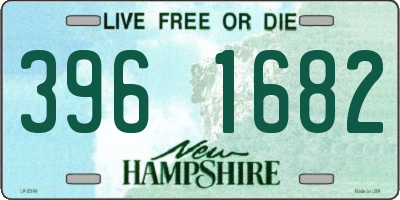 NH license plate 3961682