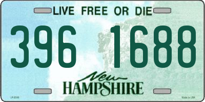 NH license plate 3961688