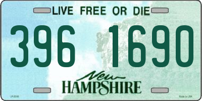 NH license plate 3961690