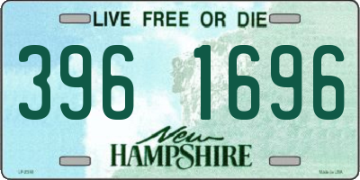 NH license plate 3961696