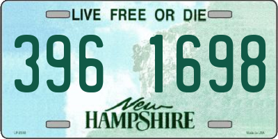 NH license plate 3961698