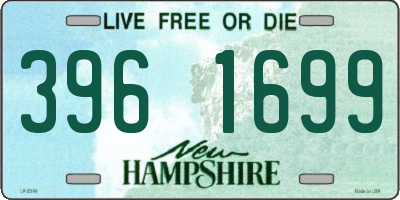 NH license plate 3961699