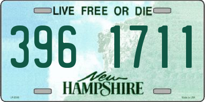 NH license plate 3961711