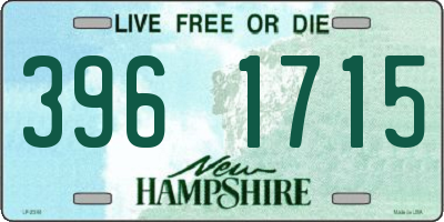 NH license plate 3961715