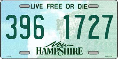 NH license plate 3961727