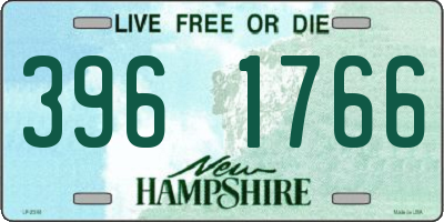 NH license plate 3961766