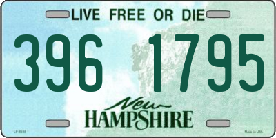 NH license plate 3961795