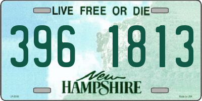 NH license plate 3961813