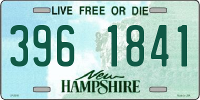 NH license plate 3961841