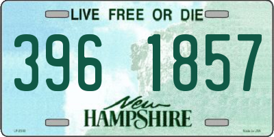 NH license plate 3961857