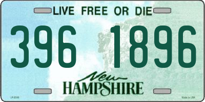 NH license plate 3961896