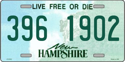 NH license plate 3961902