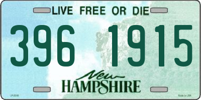 NH license plate 3961915