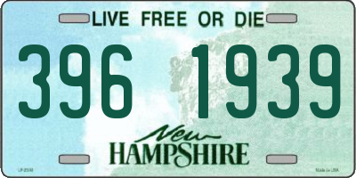 NH license plate 3961939