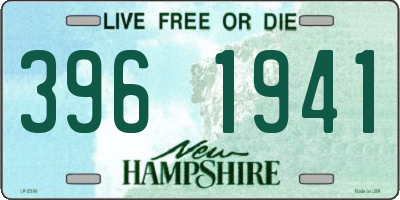 NH license plate 3961941