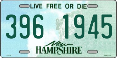 NH license plate 3961945