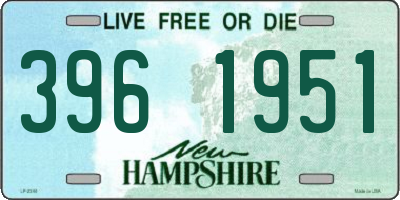 NH license plate 3961951