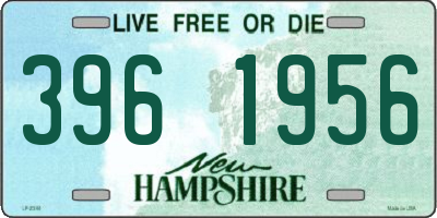 NH license plate 3961956