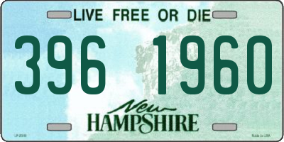 NH license plate 3961960