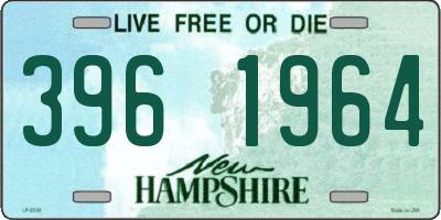 NH license plate 3961964