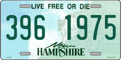 NH license plate 3961975